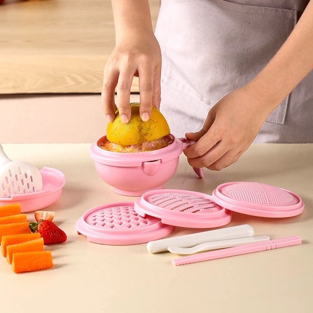 Baby Food Grinding Bowl - Сплошная цветная шлифовальная чаша для детского