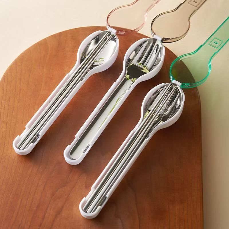 Weaning Spoon Set - Портативный набор столовых приборов с ящиком