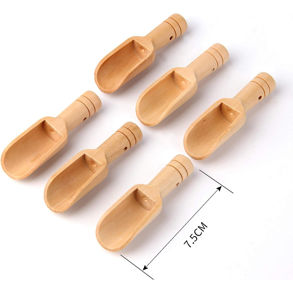 Weaning Spoon Set - 10/30/50/100 шт. кофейная мини-деревянная ложка для