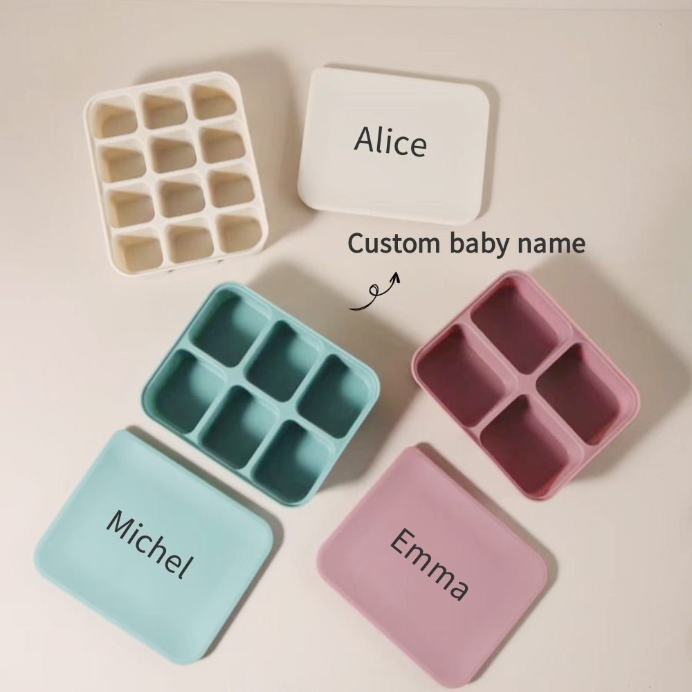Baby Food Name - Персонализированный лоток для морозильной камеры для