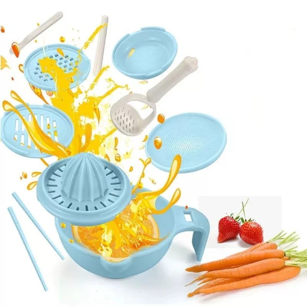 Baby Food Grinding Bowl - Сплошная цветная шлифовальная чаша для детского