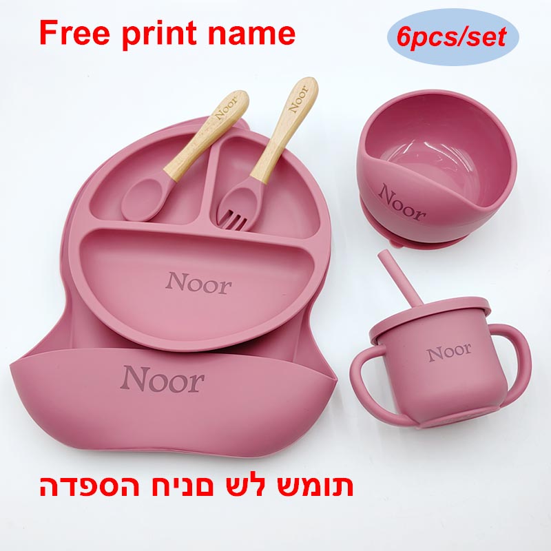 6 шт. силиконовая посуда для д – обзор и цена Baby Food Menu