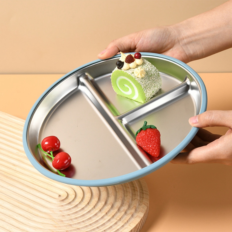 2 детских тарелки из нержавеющ – обзор и цена Plate Suction Toddler