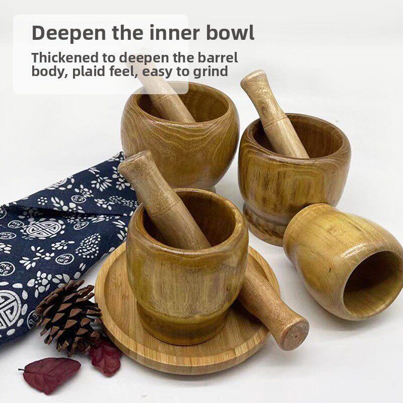Маленькая деревянная ступка с  – обзор и цена Baby Food Grinding Bowl