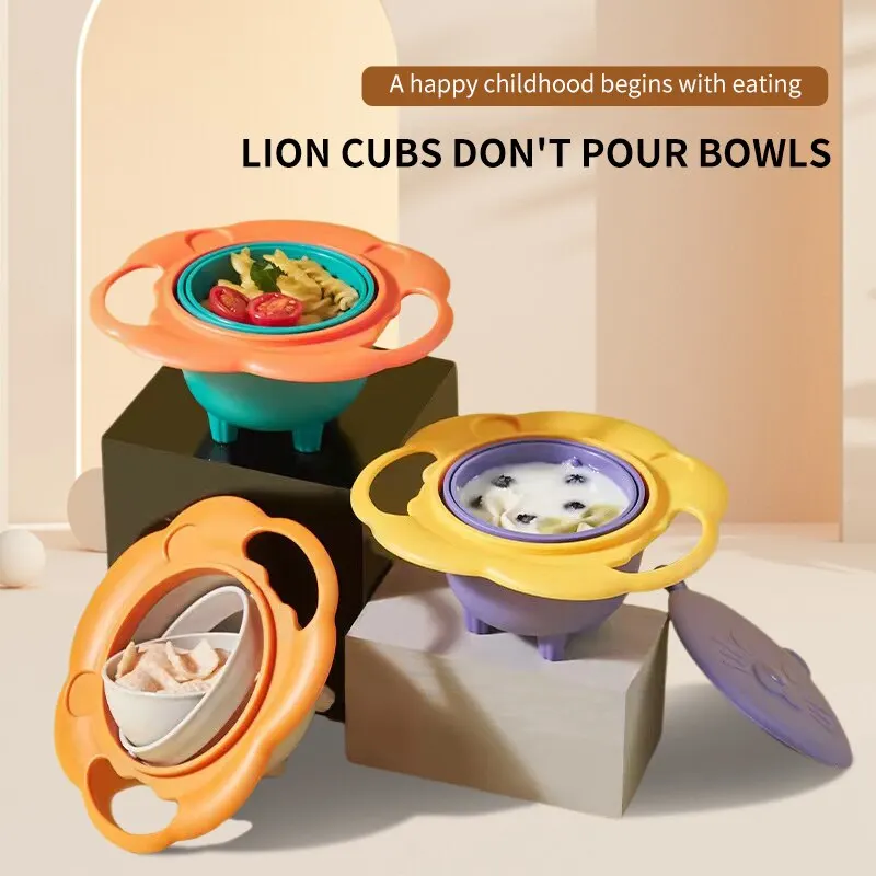 Детская чаша с гироскопом, пра – обзор и цена Baby Food Grinding Bowl