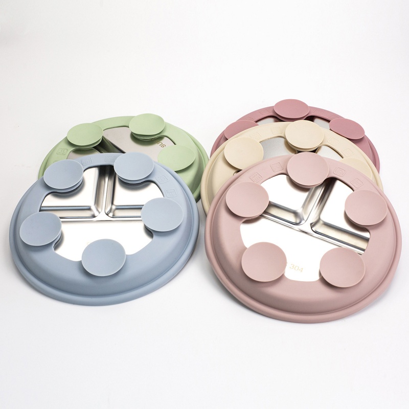 2 шт. детских тарелок из нержа – обзор и цена Plate Suction Toddler