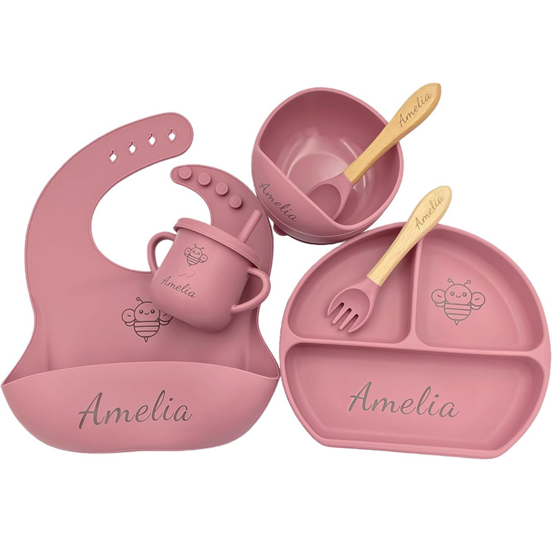 Силиконовый набор для кормлени – обзор и цена Plate Suction Toddler