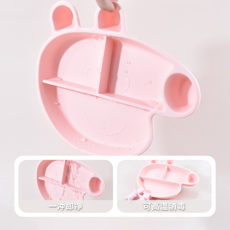 Силиконовая тарелка с разделит – обзор и цена Plate Suction Toddler