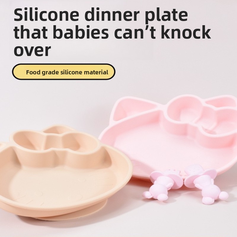 Силиконовая тарелка с разделит – обзор и цена Plate Suction Toddler