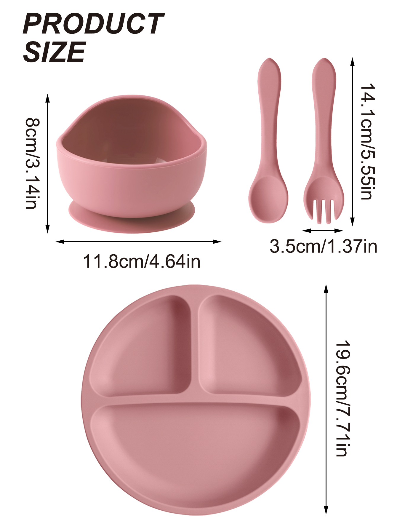 4 шт., детский силиконовый наб – обзор и цена Baby Food Menu