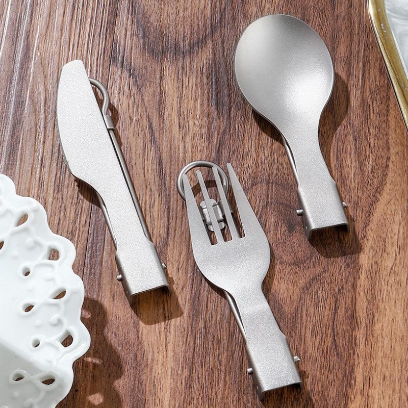 Титановый складной набор столо – обзор и цена Weaning Spoon Set