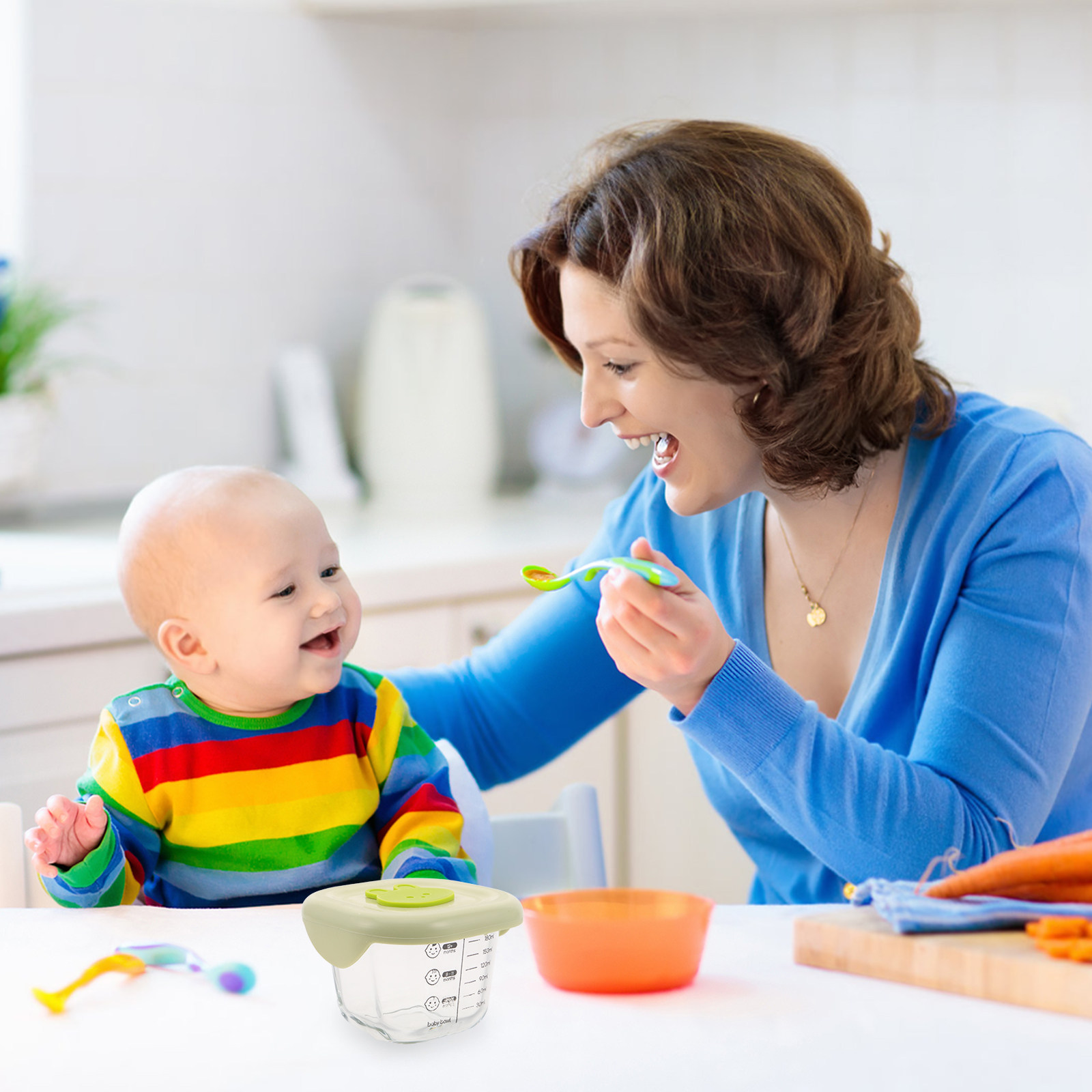 2 шт. стеклянных контейнера дл – обзор и цена Baby Food Glass