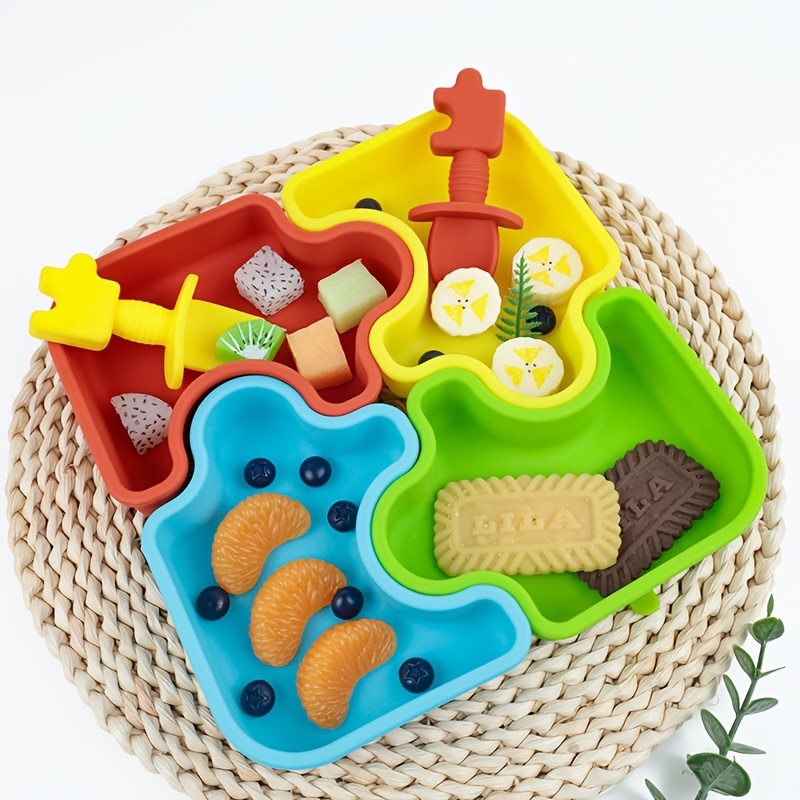6 шт./компл., детская силиконо – обзор и цена Baby Food Menu