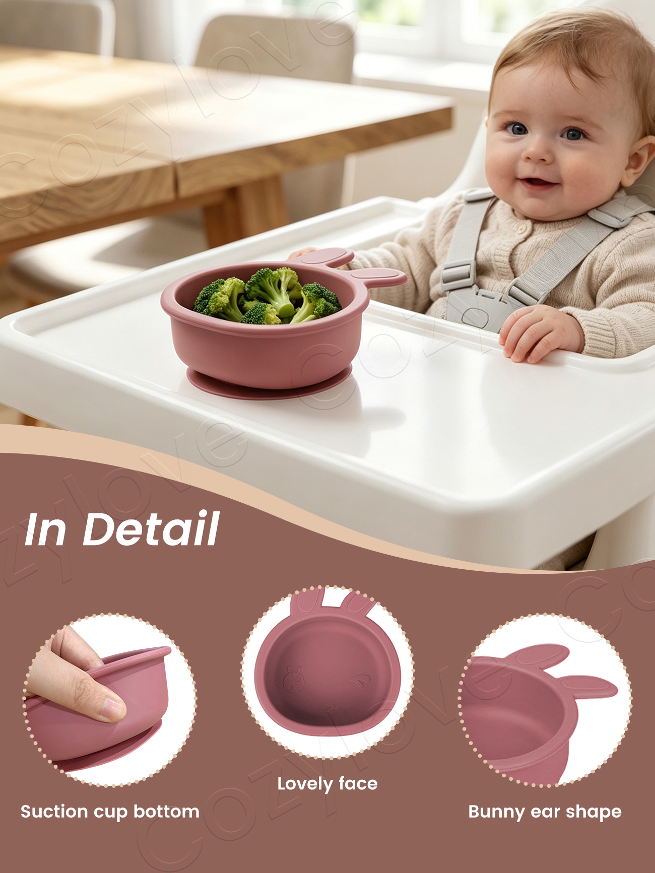 Милая силиконовая тарелка с уш – обзор и цена Baby Food For 6 Months