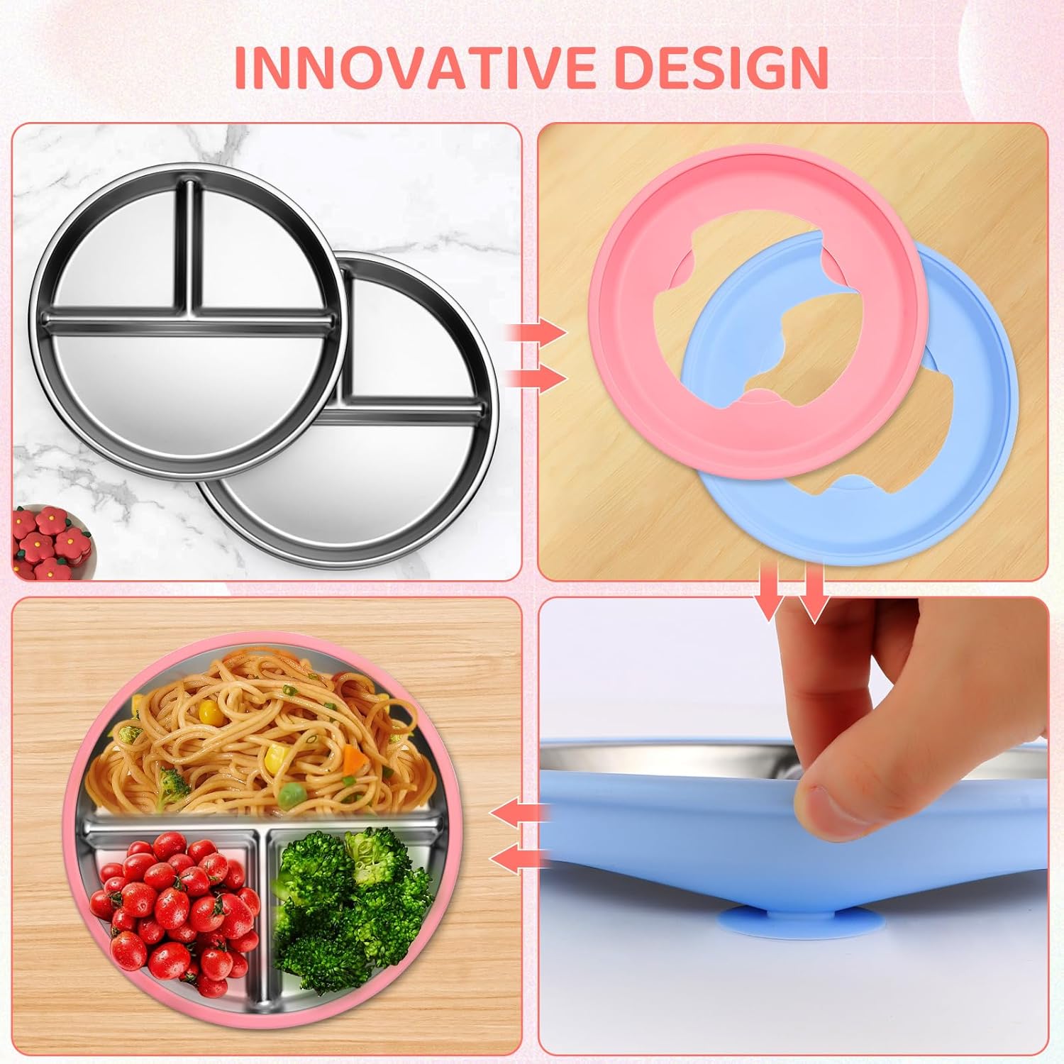 9-дюймовая тарелка для малышей – обзор и цена Plate Suction Toddler