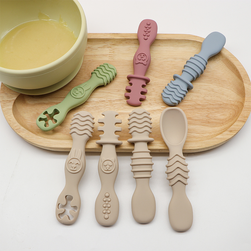 4 шт. силиконовых ложек для ко – обзор и цена Baby Food For 6 Months